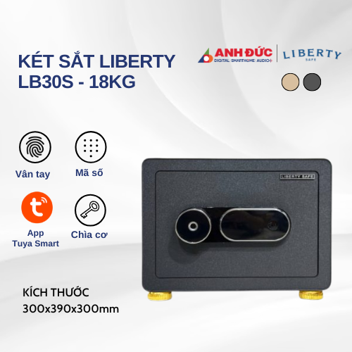 Két sắt thông minh Liberty LB30S - 18kg | Gray