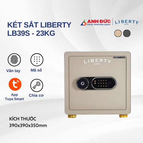 Két sắt thông minh Liberty LB39s - 23Kg | Gold