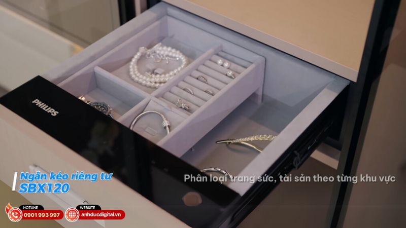 ngăn kéo vân tay PhilipsSBX120 (1)