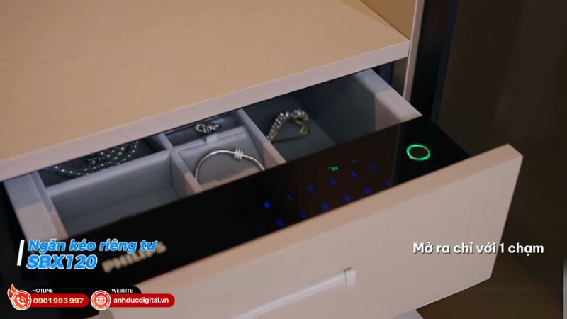 ngăn kéo vân tay PhilipsSBX120 (5)