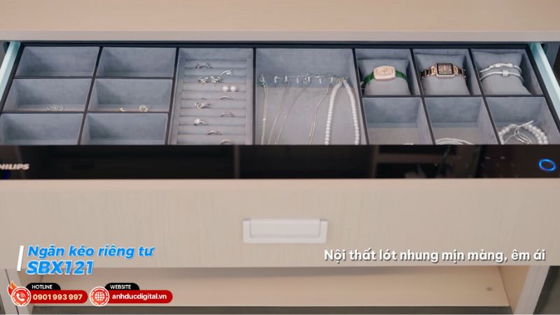 ngăn kéo vân tay PhilipsSBX121 (4)