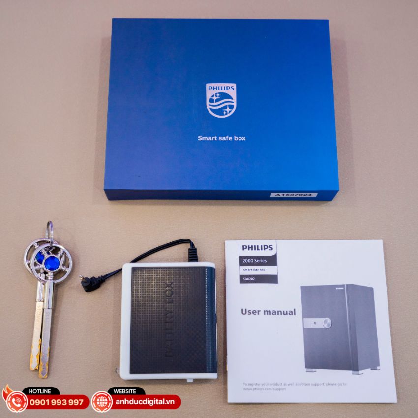 Phụ kiện bên trong két sắt Philips SBX202