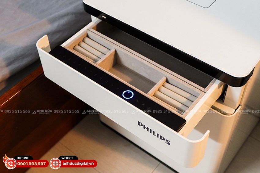 Philips SBX301-5PC được thiết kế với hai ngăn khóa riêng biệt