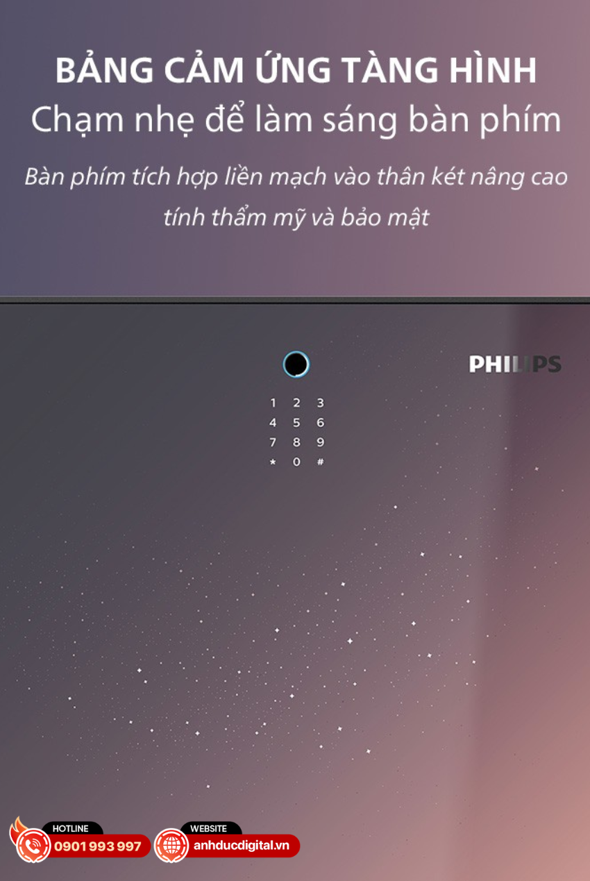 Philips SBX501 được trang bị bàn phím cảm ứng thông minh