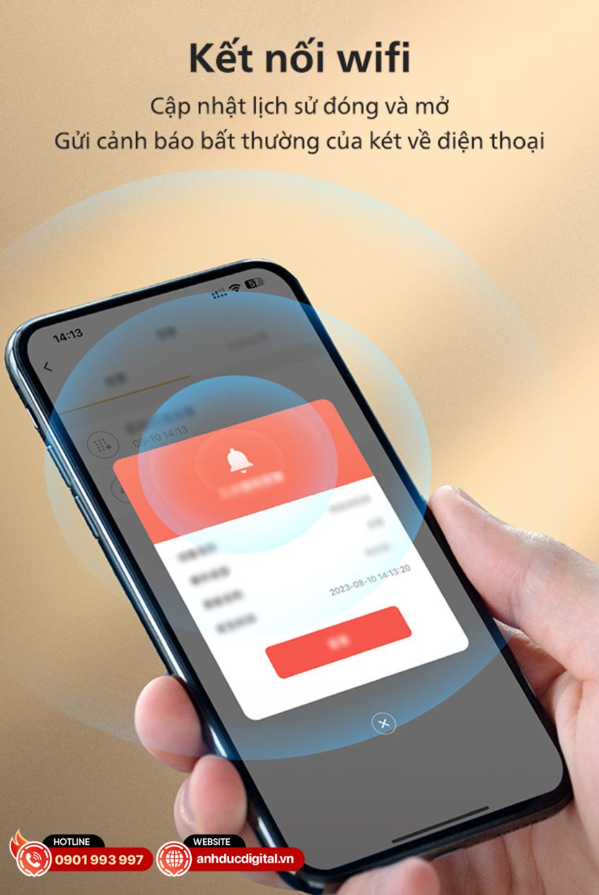 Theo dõi két sắt Philips SBX602 từ xa qua điện thoại