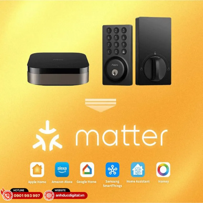 Kết nối Aqara B50 với hệ sinh th&aacute;i Apple Home v&agrave; Matter