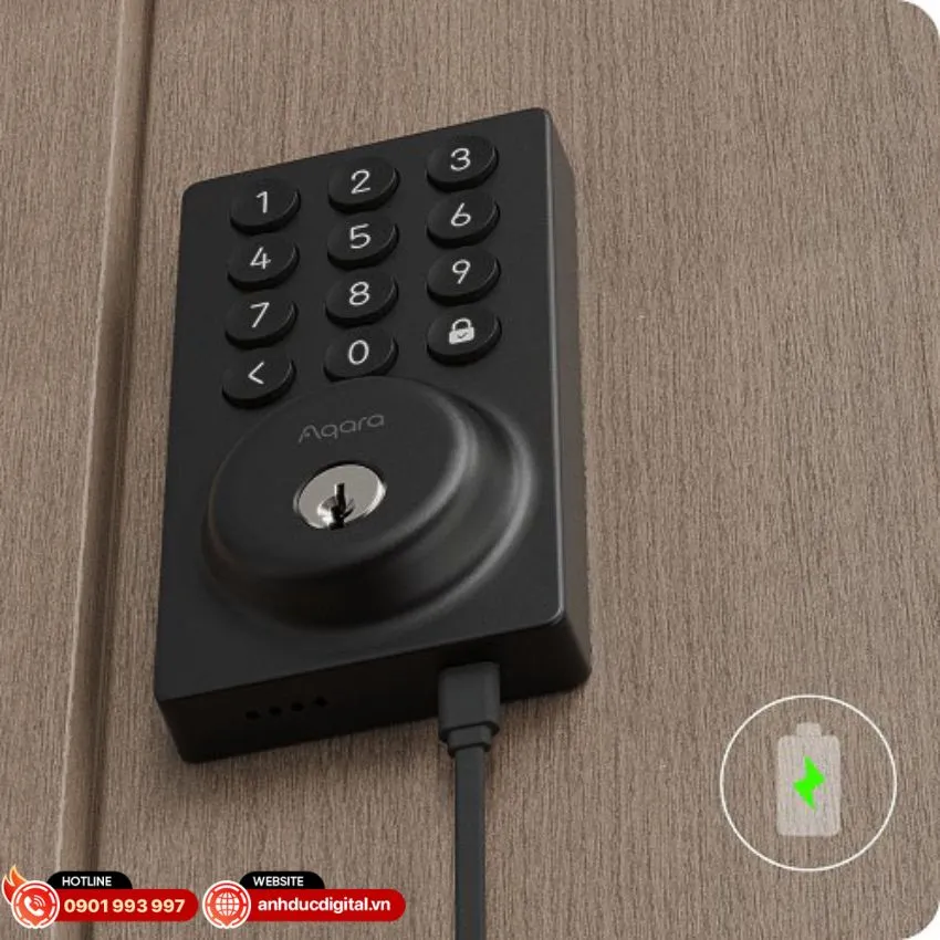 Kh&oacute;a th&ocirc;ng minh Aqara B50 DL-D12E ch&iacute;nh h&atilde;ng