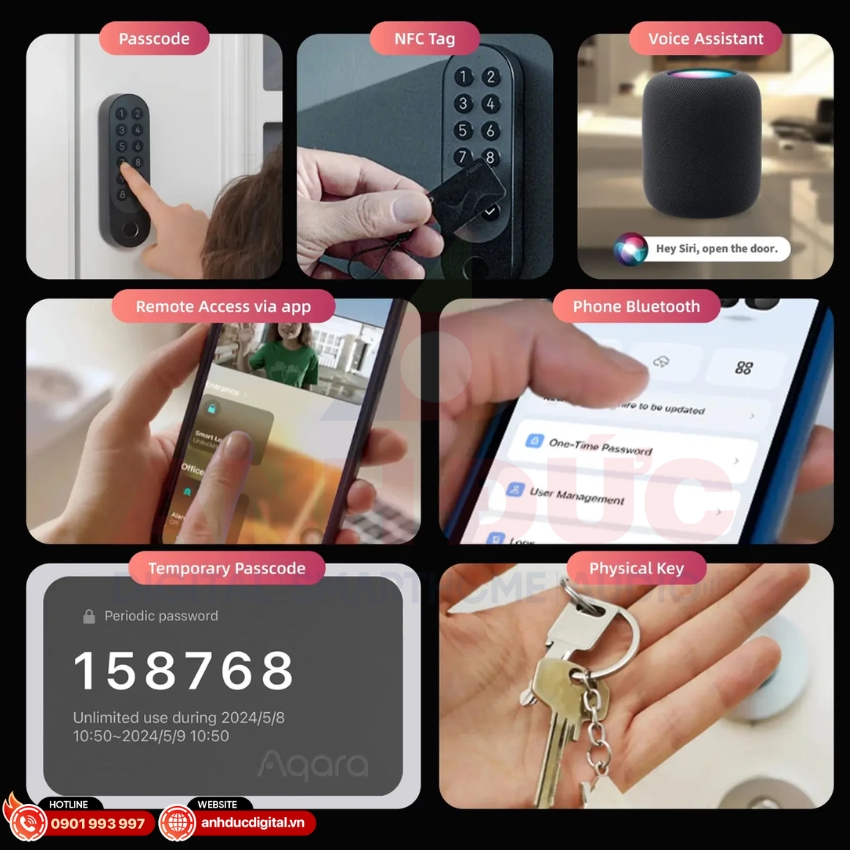 Khóa Aqara U200 Lite