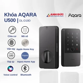 Khóa cửa thông minh Aqara U500 | Rim Lock DL-D19D (Chính hãng)