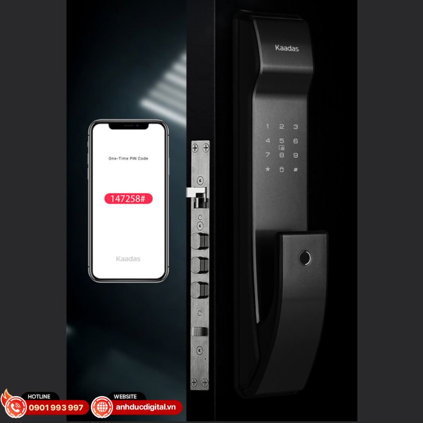 Khóa cửa thông minh Kaadas thiết kế cao cấp phù hợp biệt thự và nhà phố sang trọng