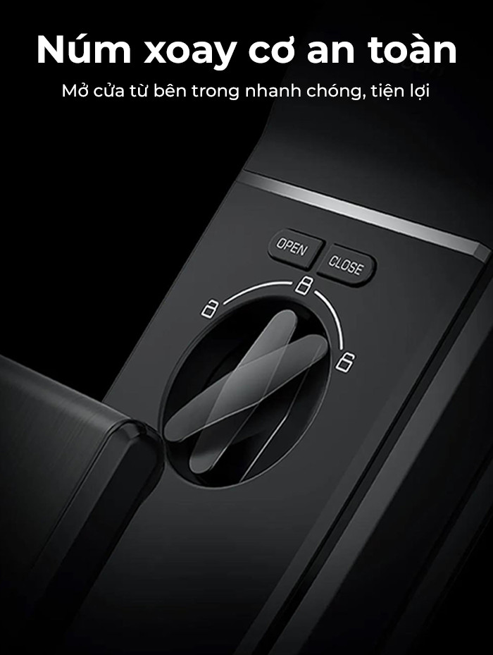 Khóa cửa gỗ Kaadas K9-5W 10