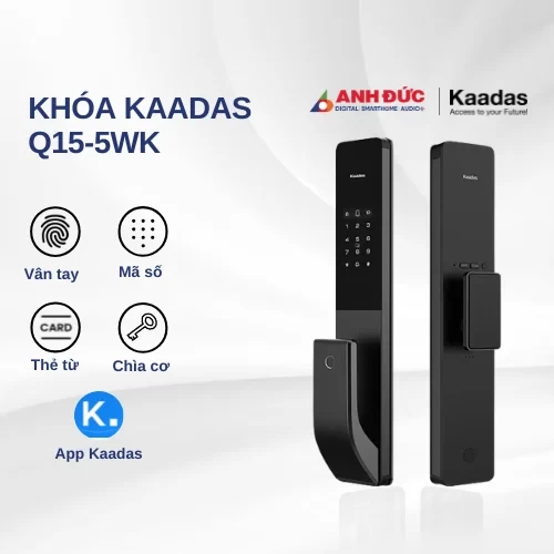 Khóa Kaadas Q15-5WK (Chính hãng)