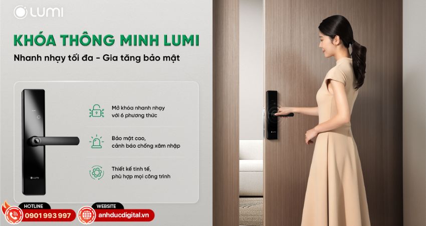 khoá thông minh Lumi