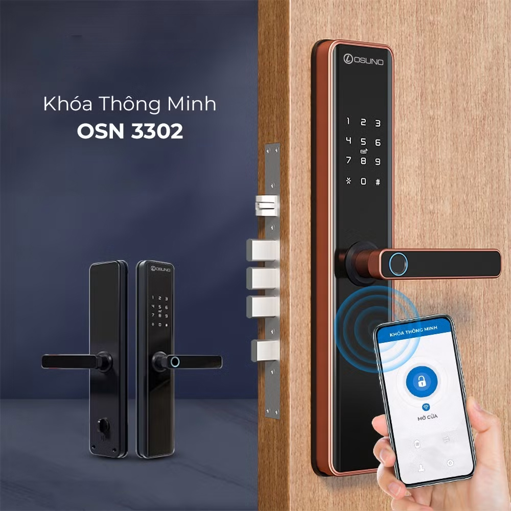 Kh&oacute;a v&acirc;n tay mở từ xa qua app&nbsp;
