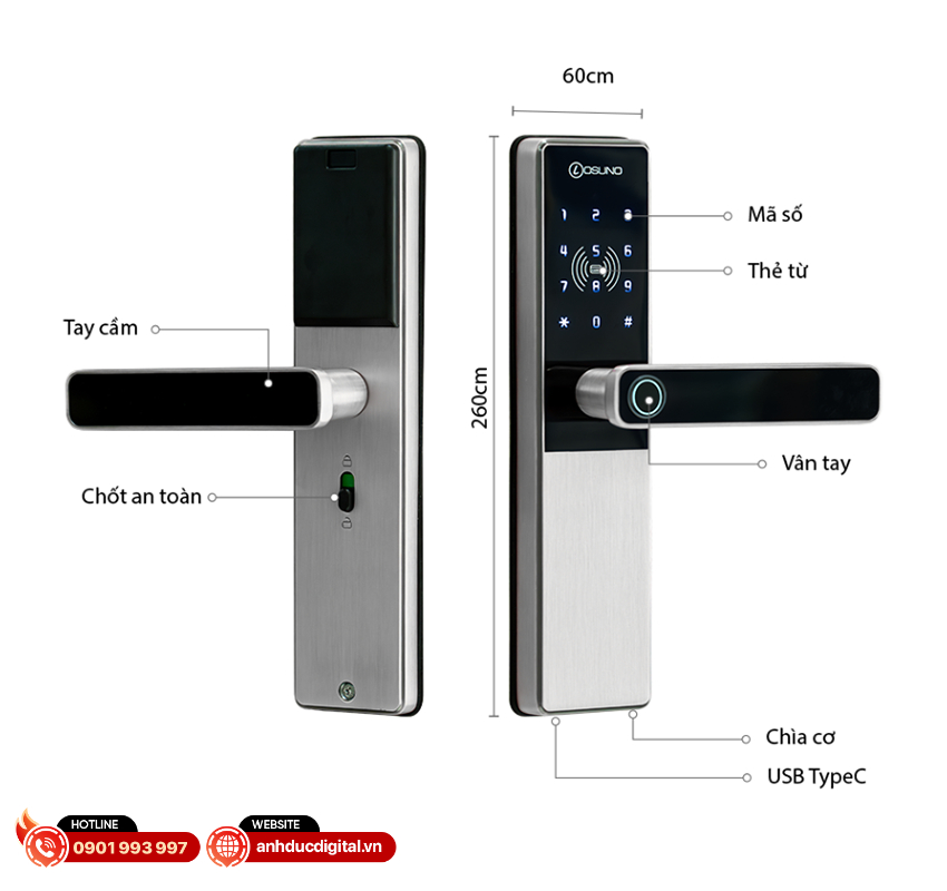 Kh&oacute;a Osuno OSN-3601 4