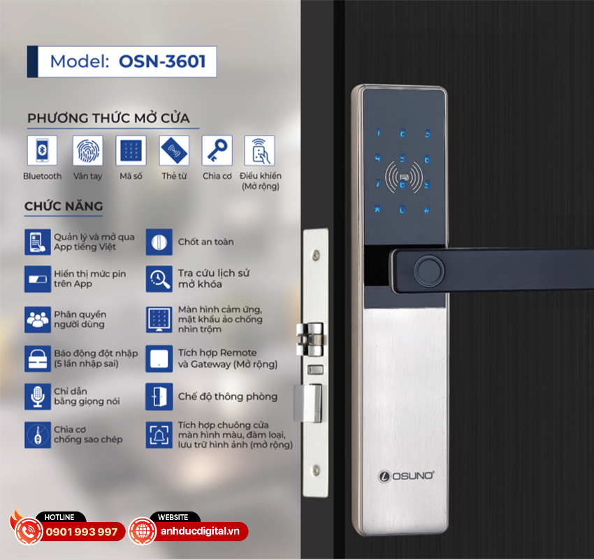 Kh&oacute;a Osuno OSN-3601 8