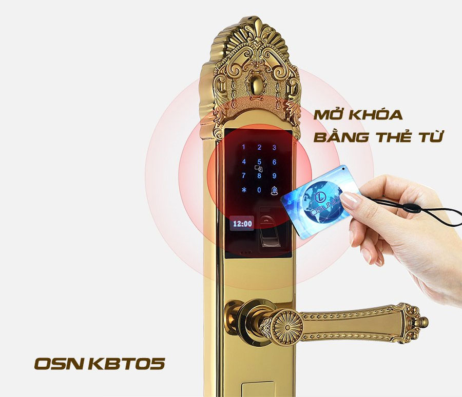 Mở kh&oacute;a bằng thẻ từ