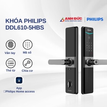 Khóa Philips DDL610-5HBS