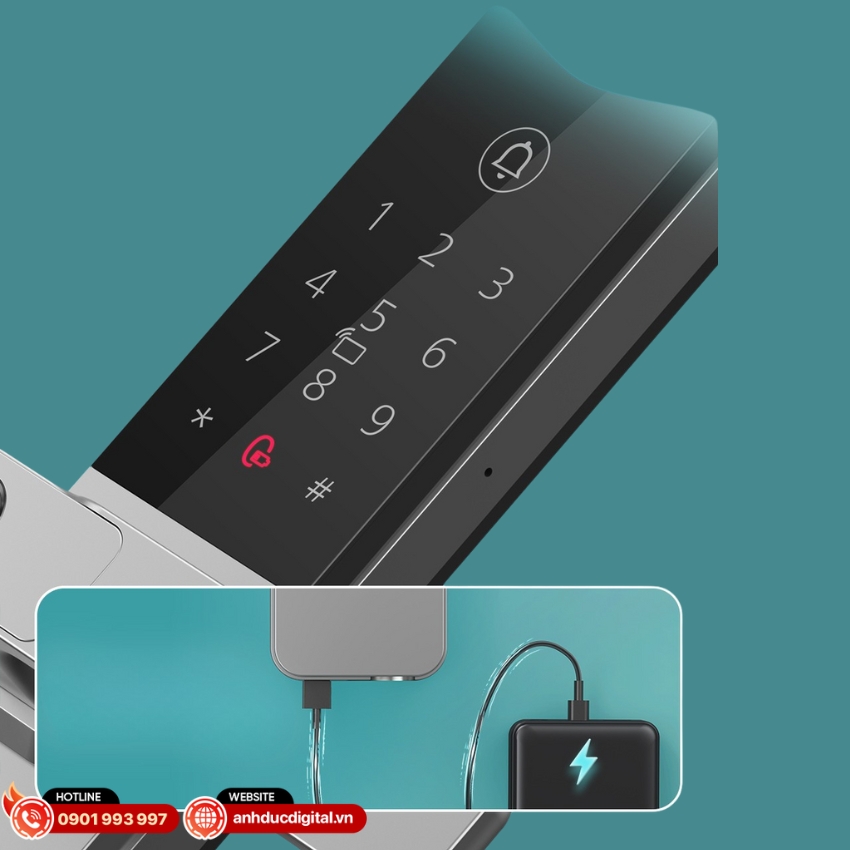 Philips DDL615-5HBS vận hành bằng 4 viên pin AAA