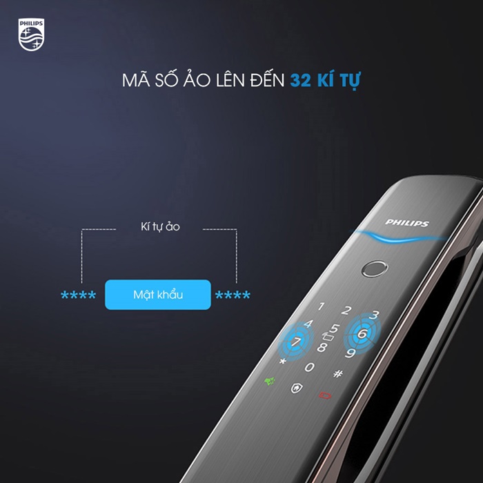 Khóa Philips DDL702E-5HWS 2