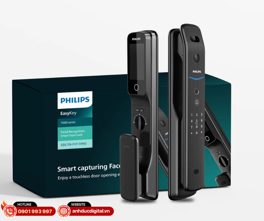 Philips DDL709-7HWS được thiết kế hiện đại từ chất liệu cao cấp