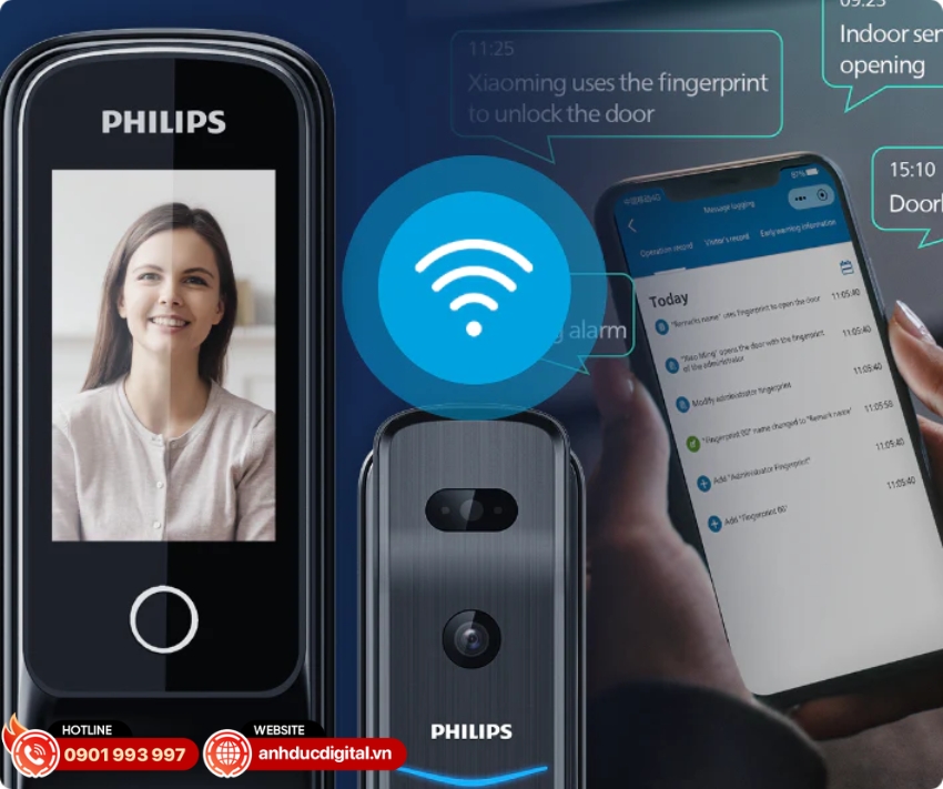Philips DDL709-FVP-7HWS được tích hợp Wi-Fi 2.4GHz
