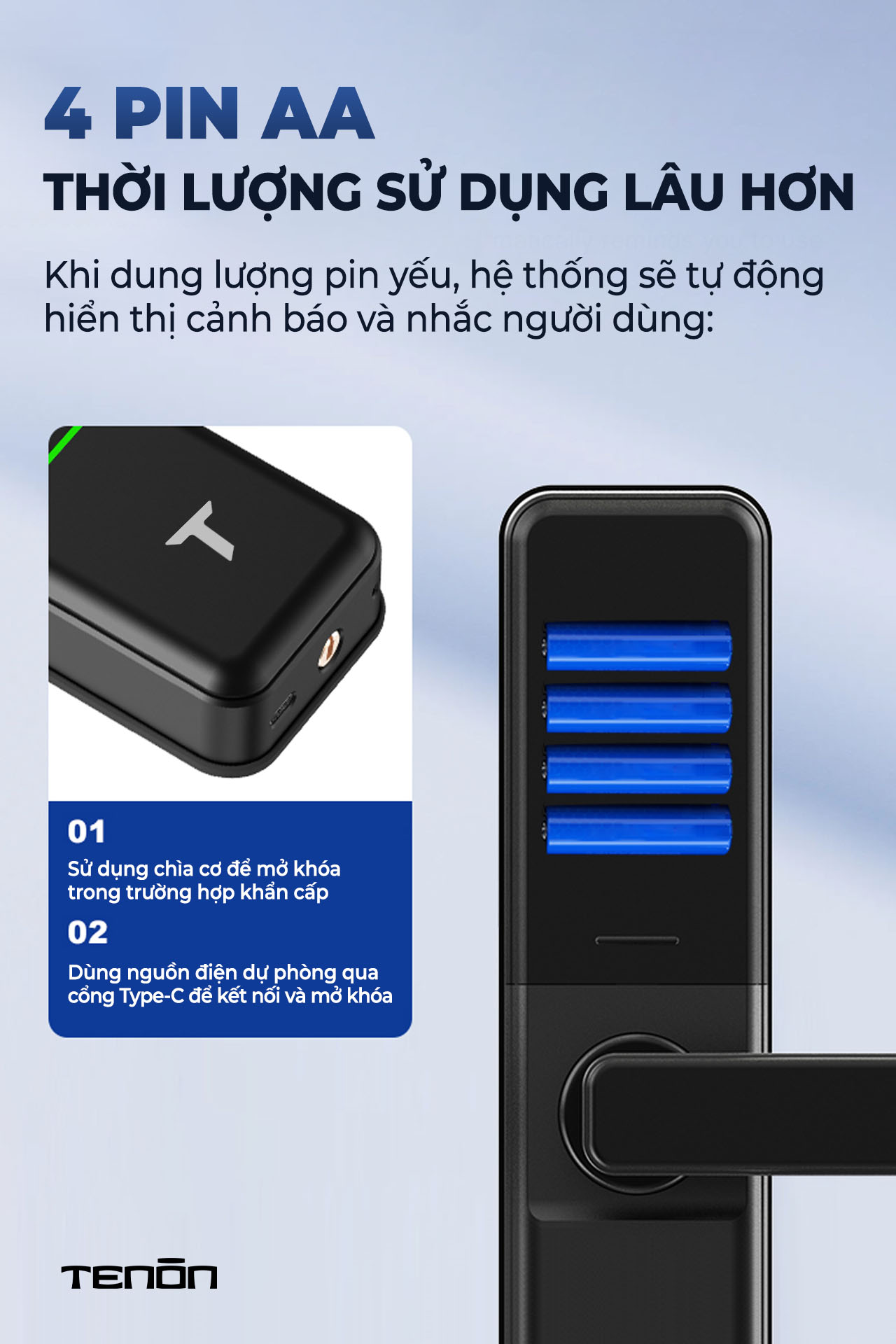 Hiệu suất và thời lượng pin bền bỉ của Tenon HS6