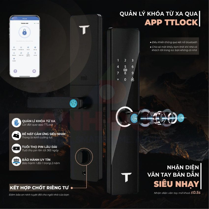 Khóa Tenon K60 - 8