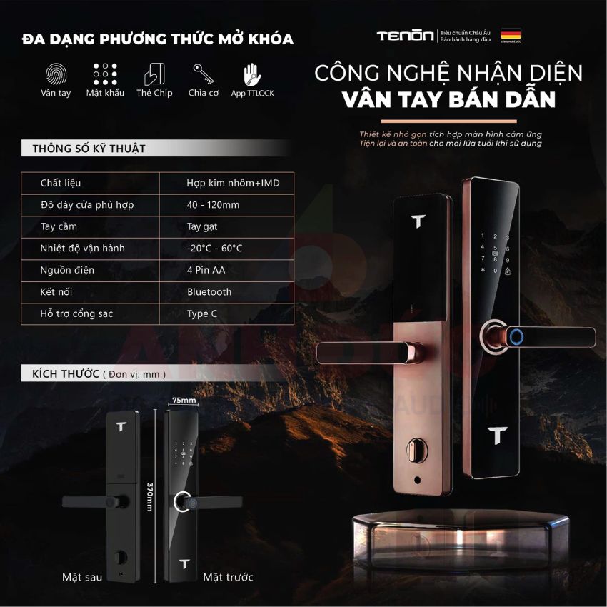Khóa Tenon K60 - 9