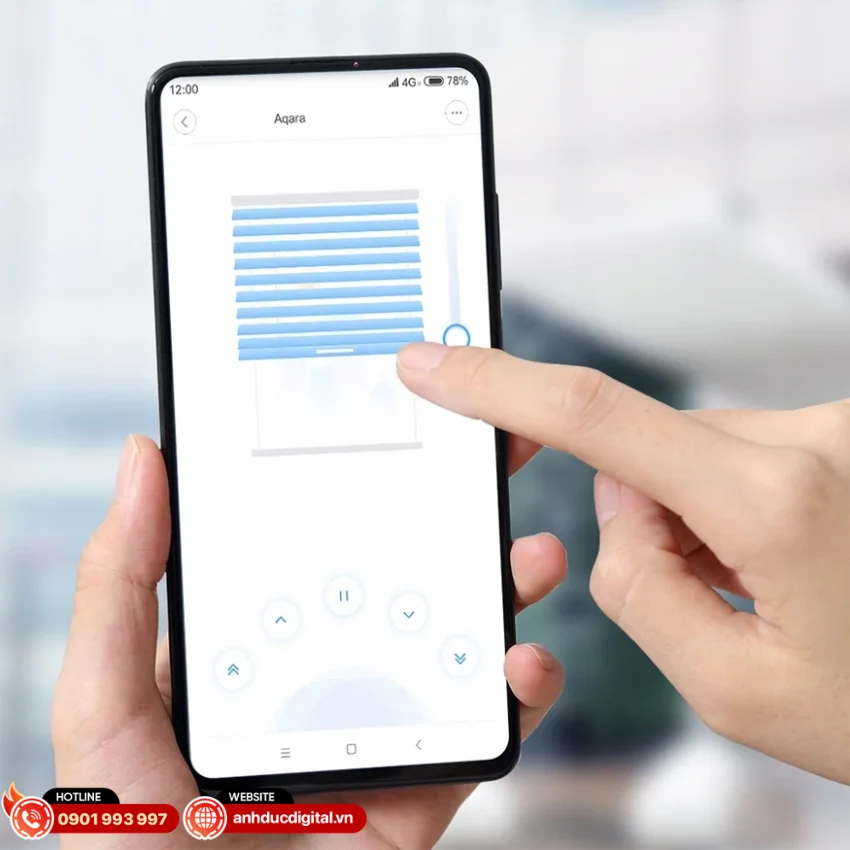 Aqara TA ZNGZDJ20LM hỗ trợ thiết lập lịch đ&oacute;ng mở r&egrave;m theo thời gian cố định trong ng&agrave;y