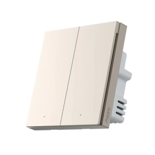 Công tắc vuông thông minh Aqara H1 Pro 2 nút | Yellow QBKG31LM (Chính hãng)