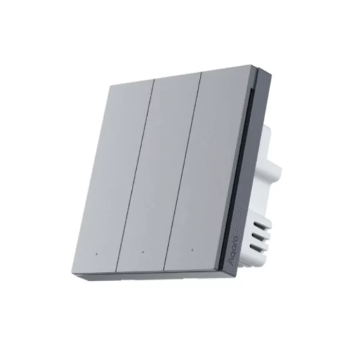 Công tắc vuông thông minh Aqara H1 Pro 3 nút | Black QBKG32LM-B (Chính hãng)