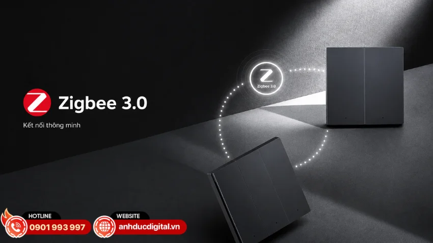 C&ocirc;ng tắc Aqara H1 Pro sử dụng giao thức Zigbee 3.0 