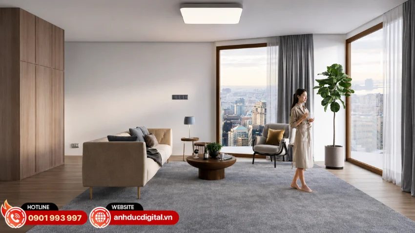 Aqara H1 Pro được thiết kế d&agrave;nh cho hệ thống điện c&oacute; d&acirc;y nguội gi&uacute;p đảm bảo nguồn điện