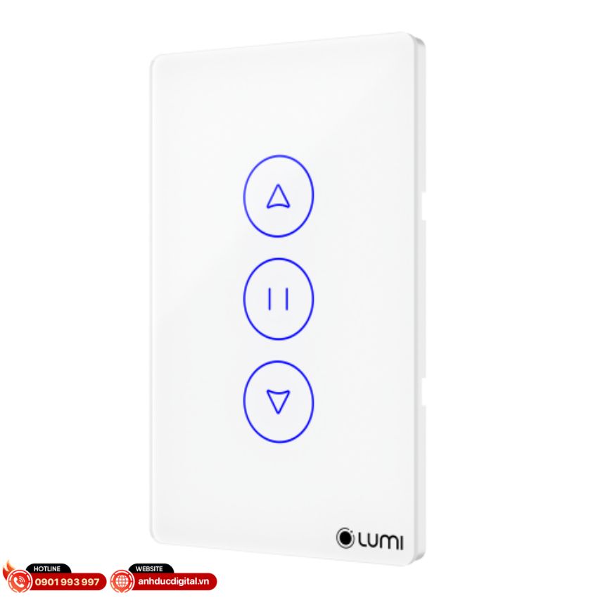 Công tắc cửa cuốn Lumi màu trắng