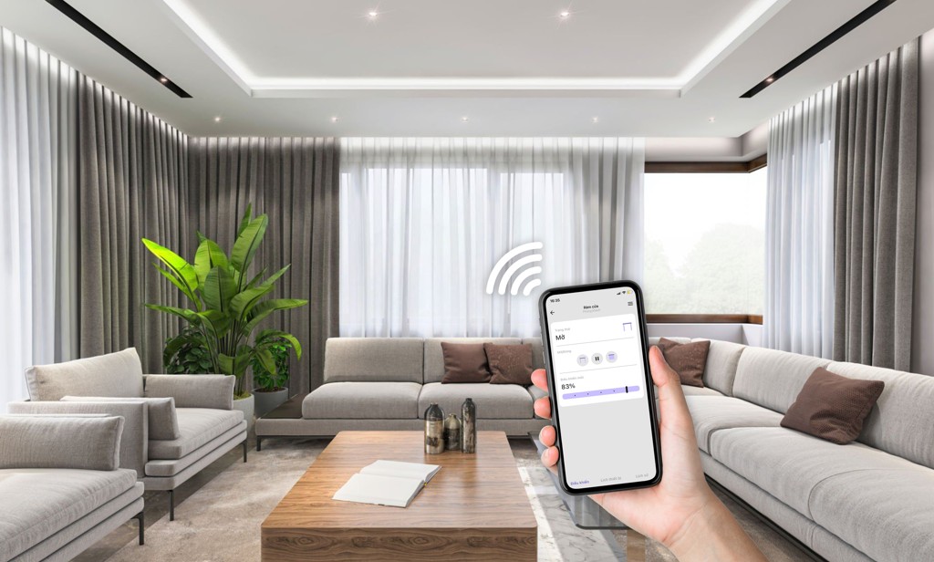 Công tắc rèm đôi Lumi 9