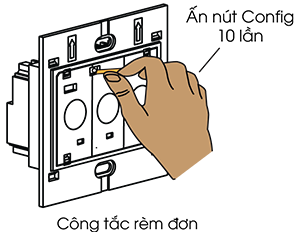 Công tắc rèm đơn 6