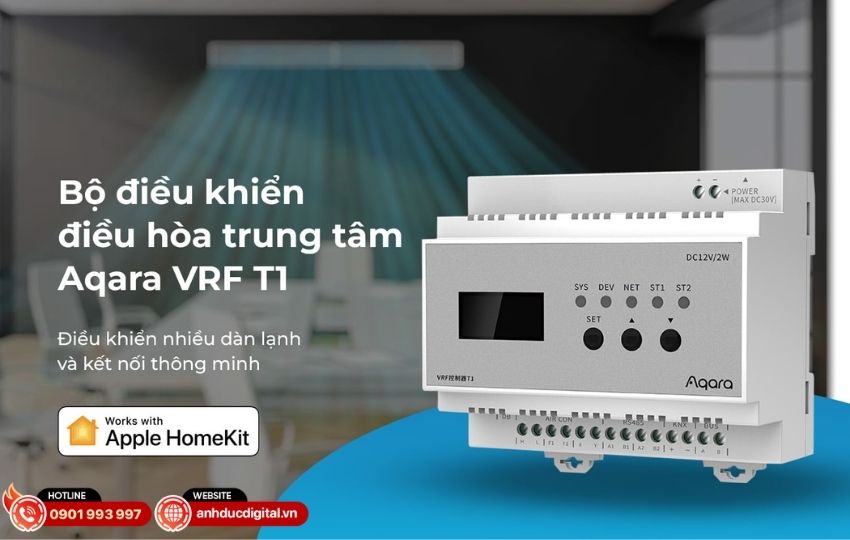 Bộ điều khiển điều hoà trung tâm Aqara VRF T1 - 5