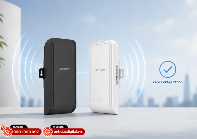 Hikvision DS-3WF0EC-5ACT(B) t&iacute;ch hợp c&ocirc;ng nghệ Zero Configuration gi&uacute;p r&uacute;t ngắn thời gian c&agrave;i đặt