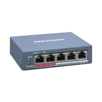 Switch Hikvision 4 cổng PoE DS-3E1105P-EI/M (Chính hãng)