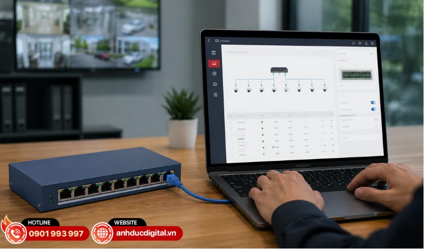 Tính năng cấu hình quản lý bằng phần mềm