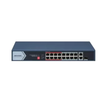Switch Hikvision 16 cổng PoE DS-3E1318P-EI/M (Chính hãng)
