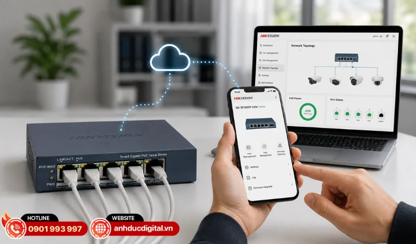 Quản lý từ xa qua nền tảng Hikvision