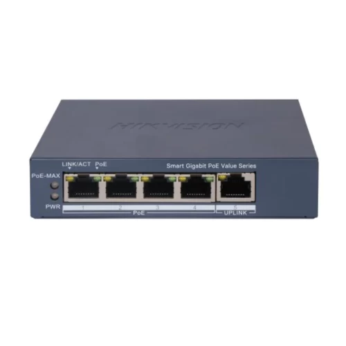 Switch Hikvision 4 cổng PoE Gigabit DS-3E1505P-EI/M (Chính hãng)