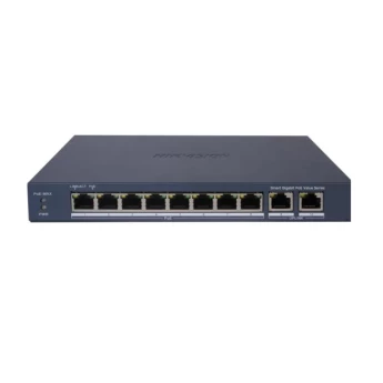 Switch Hikvision 8 cổng PoE Gigabit DS-3E1510P-EI/M (Chính hãng)