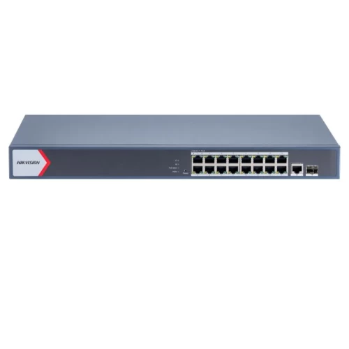 Switch Hikvision 16 cổng PoE Gigabit DS-3E1518P-EI (Chính hãng)