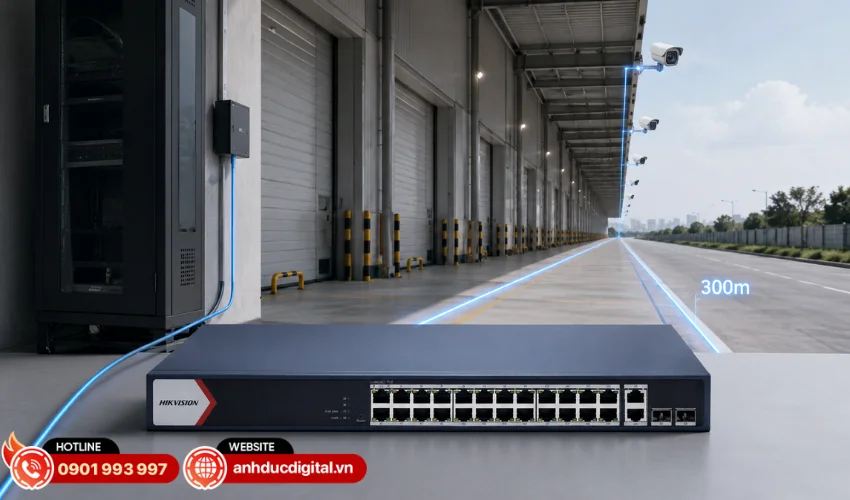 Khả năng truyền tải l&ecirc;n đến 300m