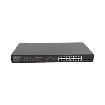 Switch Ruijie Reyee 16 cổng 10/100/1000 BASE-T PoE/PoE+ RG-ES118GS-P