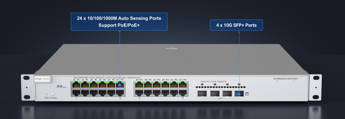 RG-NBS5200-24GT4XS-P 1