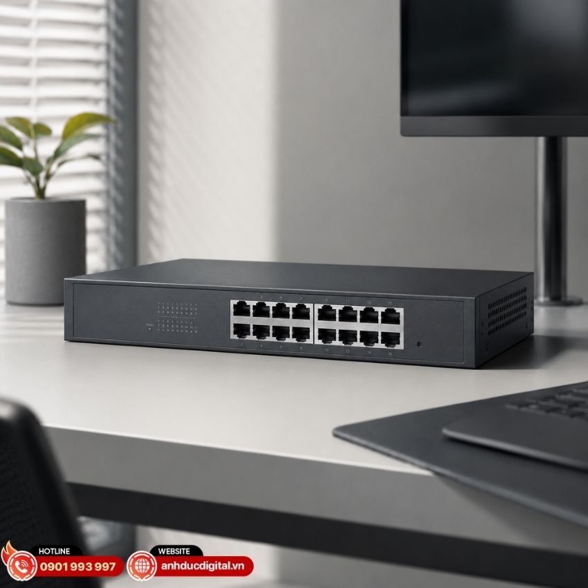 ES216G sử dụng thiết kế kh&ocirc;ng quạt (fanless)&nbsp;gi&uacute;p thiết bị vận h&agrave;nh &ecirc;m &aacute;i trong qu&aacute; tr&igrave;nh sử dụng